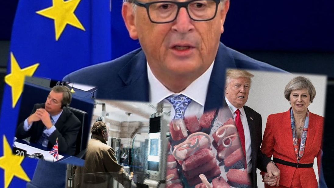 Jean-Claude Juncker gives the 2017 State of the Union address for the EU