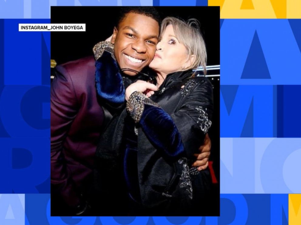 VIDEO: John Boyega talks about working with the late Carrie Fisher