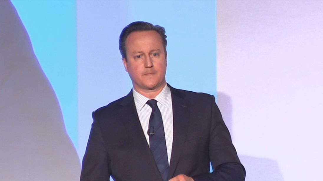 David Cameron at the Conservative spring conference