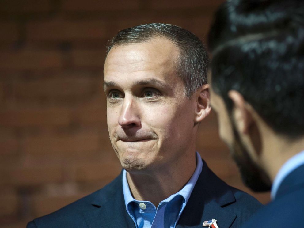 PHOTO: Former Trump Campaign Manager Corey Lewandowski attends a rally for Republican presidential nominee Donald Trump, Oct. 28, 2016, in Manchester, New Hampshire.