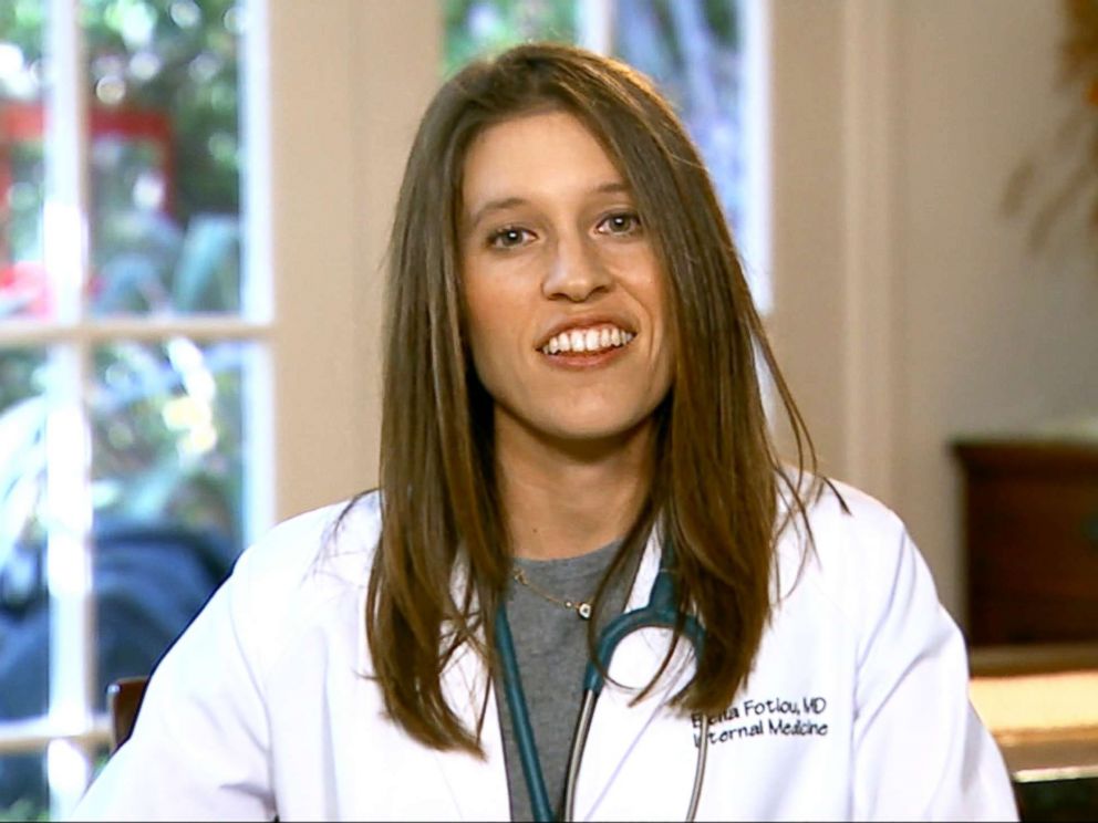 PHOTO: Dr. Elana Fotiou said she was inspired to become a doctor by Ellen Pompeos character on Greys Anatomy.