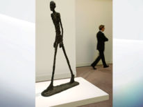 Alberto Giacometti's sculpture Walking Man I