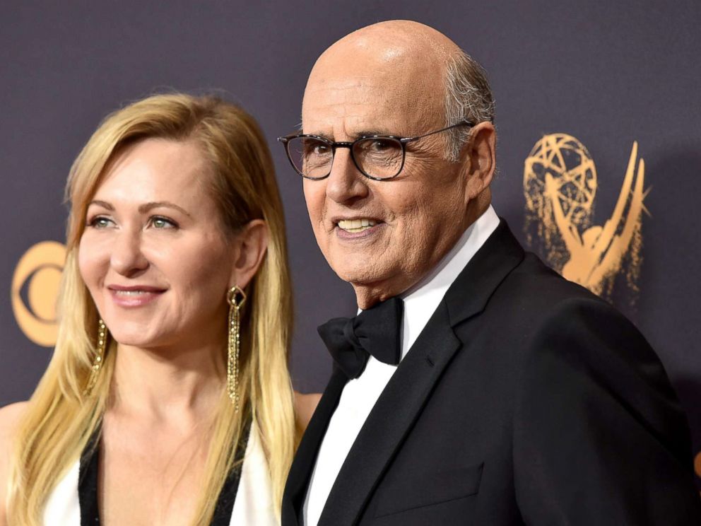 PHOTO: Jeffrey Tambor and his wife Kasia Tambor attend the 69th Annual Primetime Emmy Awards on Sept. 17, 2017 in Los Angeles.