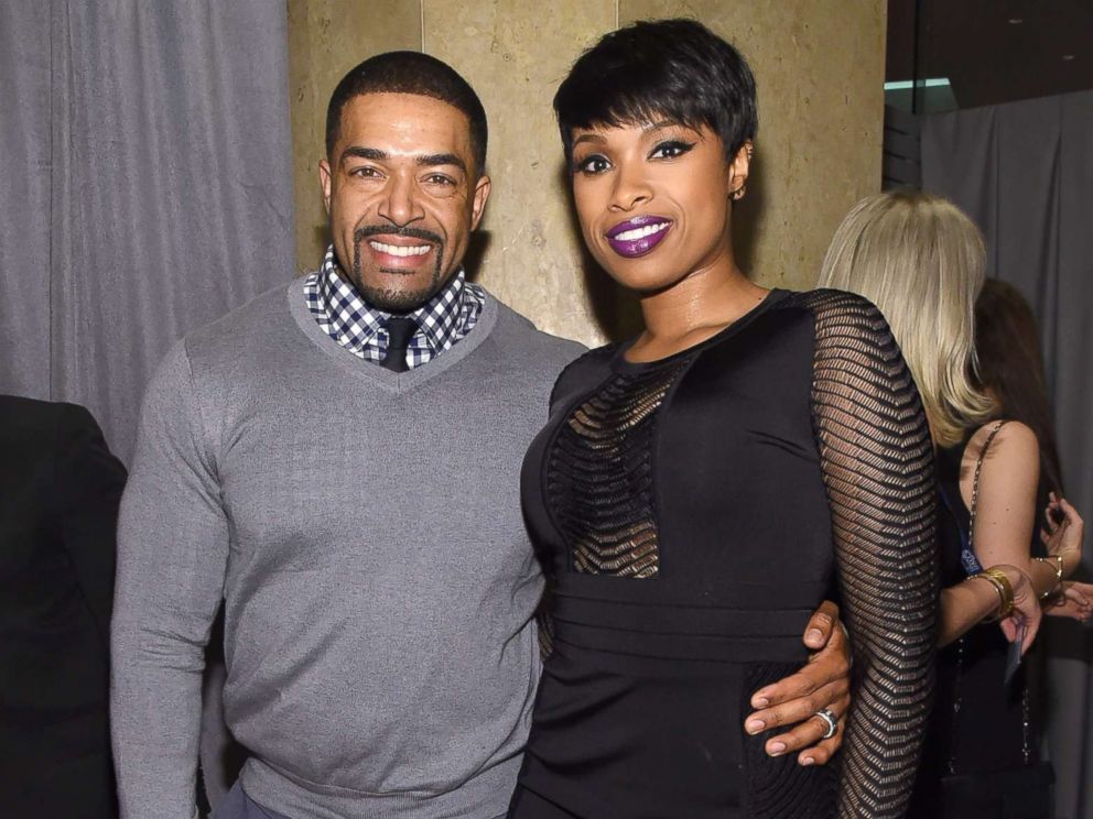 PHOTO: David Otunga and Jennifer Hudson attend the Pre-GRAMMY Gala and Salute To Industry Icons honoring Martin Bandier Feb. 7, 2015 in Los Angeles. 
