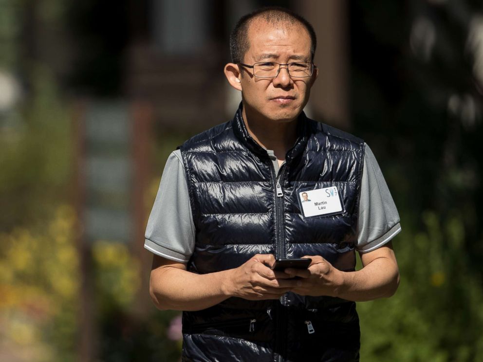 PHOTO: Martin Lau, president of Tencent Holdings, attends the third day of the annual Allen & Company Sun Valley Conference, July 13, 2017 in Sun Valley, Idaho. 