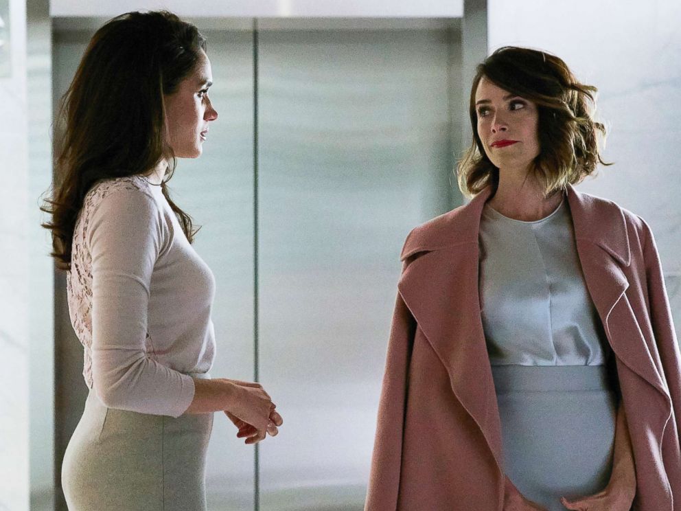 PHOTO: Meghan Markle and Abigail Spencer appear on the show, Suits.