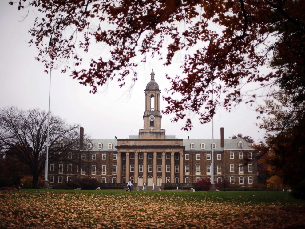 PHOTO: Old Main on the Penn State main campus in State College, Pa., is pictured Oct. 28, 2015. 