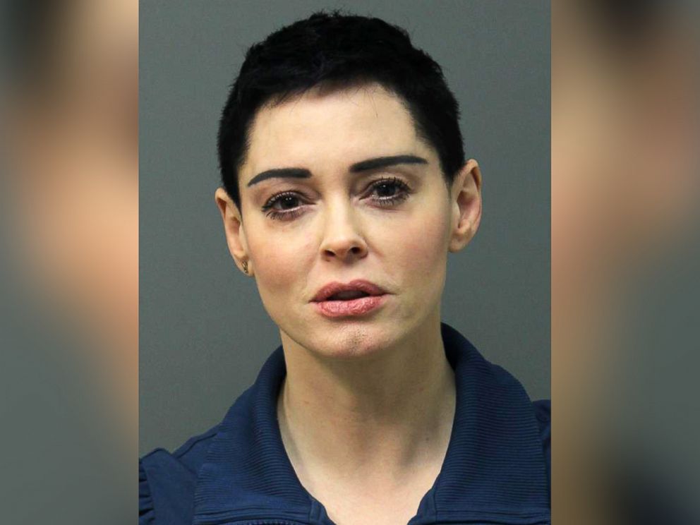 PHOTO: This image released, Nov. 14, 2017 by the Loudoun County Sheriffs Office shows the booking photo for actress Rose McGowan who surrendered to Airports Authority Police on charges of possession of a controlled substance. 