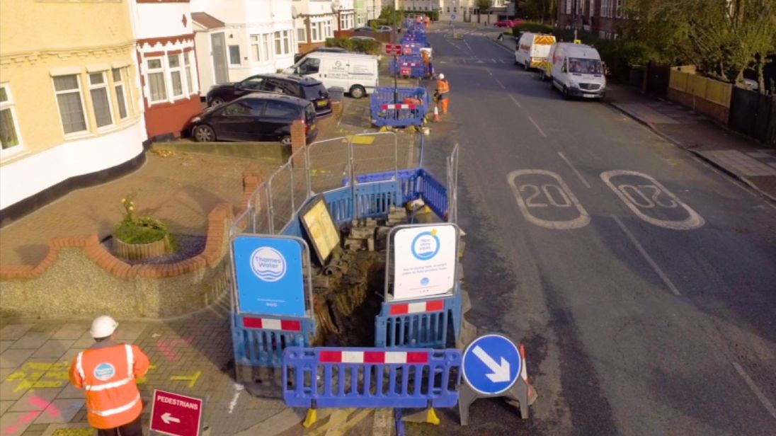 Thames Water expects to hit its leak targets by 2020. Pic: Thames Water