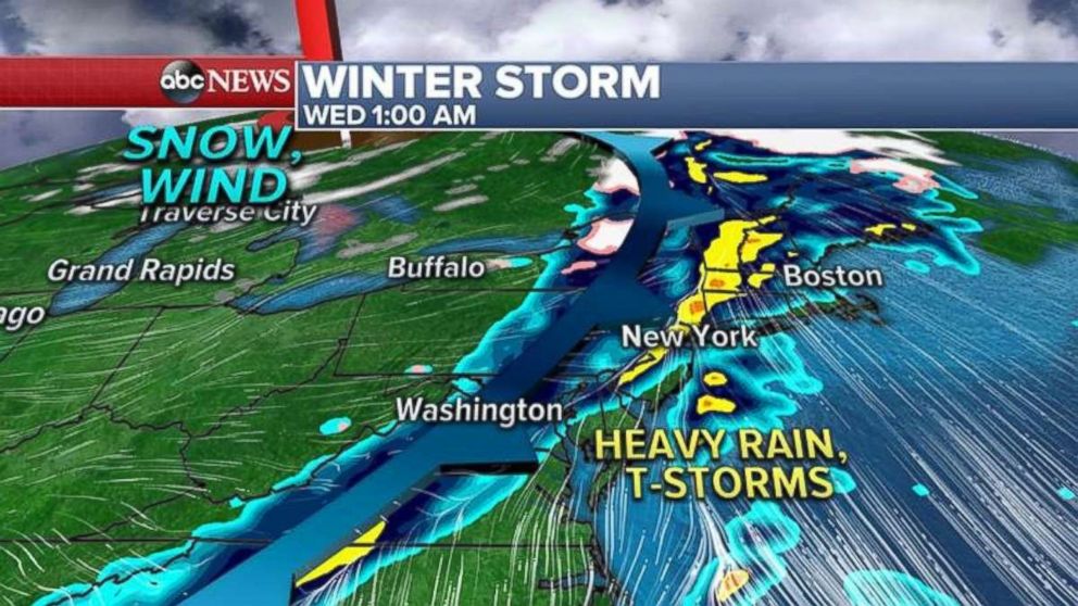 A Winter storm is set to hit the Eastern half of the US this week. 