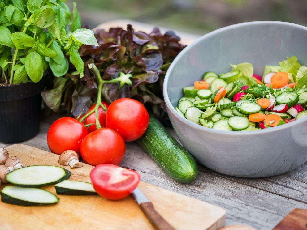 PHOTO: Fresh vegetables are visible on a cutting board in this stock photo.