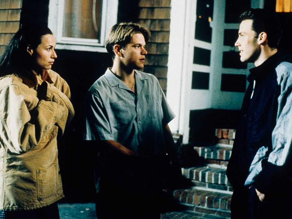 PHOTO: Minnie Driver, Matt Damon and Ben Affleck in Good Will Hunting, 1997.