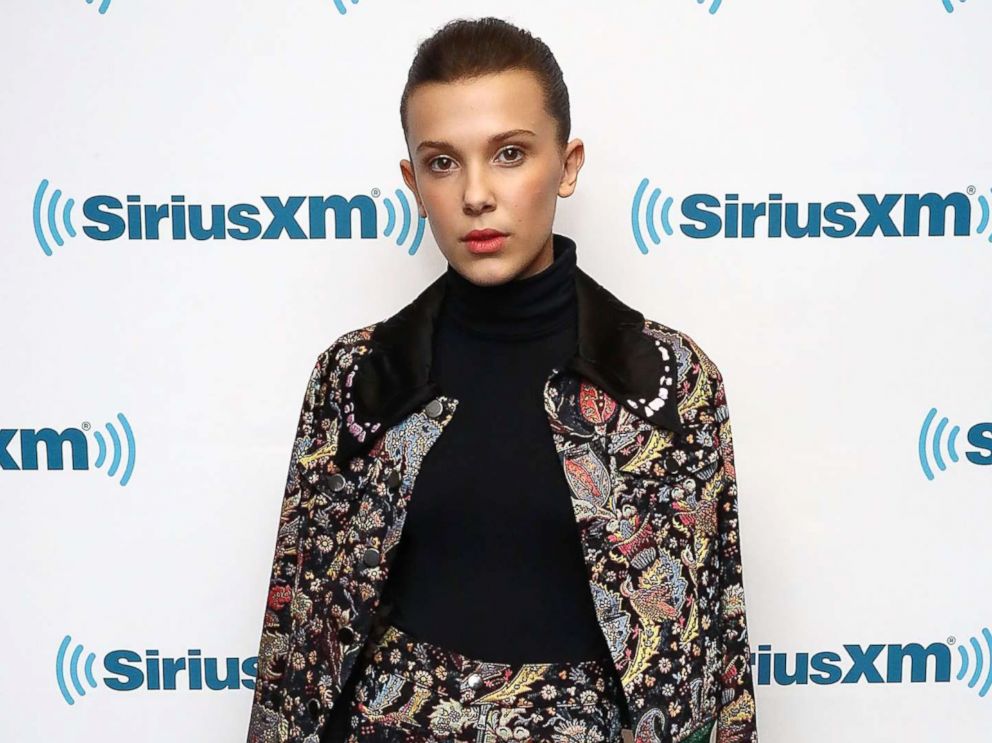 PHOTO: Millie Bobby Brown attends SiriusXMs Town Hall with the cast of Stranger Things, Nov. 1, 2017 in New York City. 