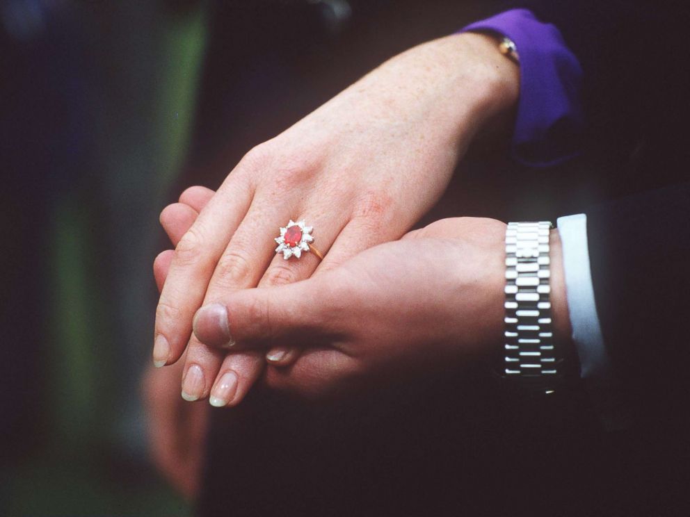 PHOTO: Duchess of Yorks diamond and ruby engagement ring.