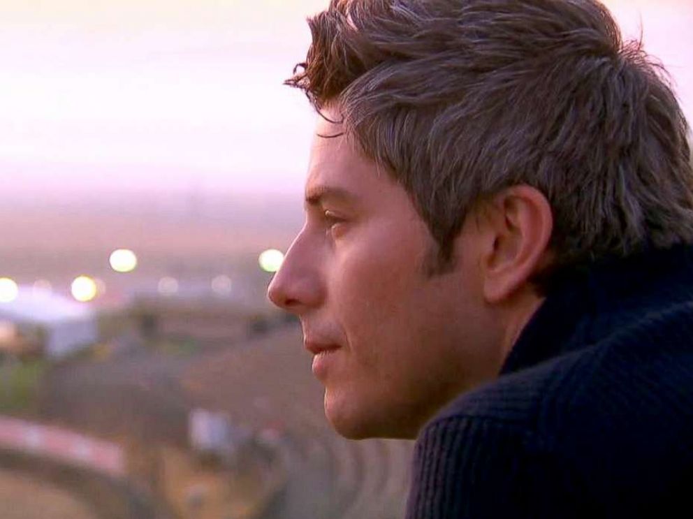 PHOTO: Arie Luyendyk Jr. shown in the opening scene of The Bachelor that aired January 1, 2018.