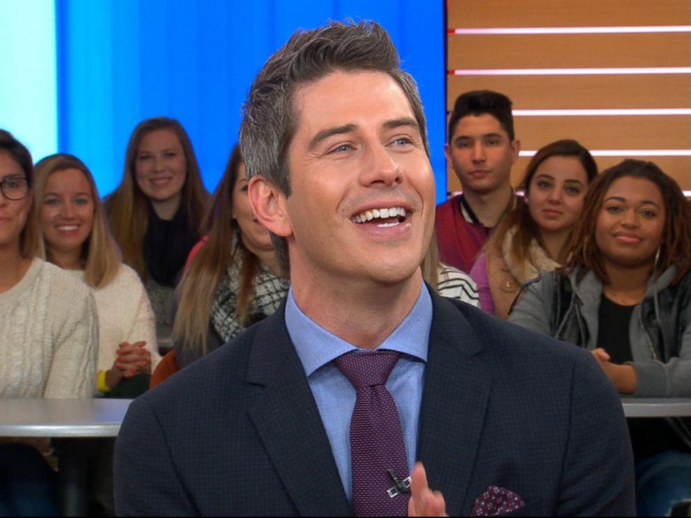 PHOTO: Bachelor Arie Luyendyk Jr. discusses the season premiere of The Bachelor live on Good Morning America.