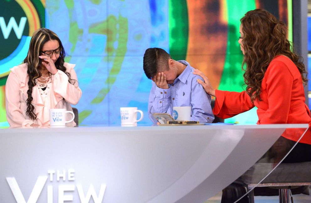 PHOTO: Jorge Garcia, an undocumented husband and father of two, and his family today spoke out on The View about his deportation to Mexico this week after living in the United States for 30 years.