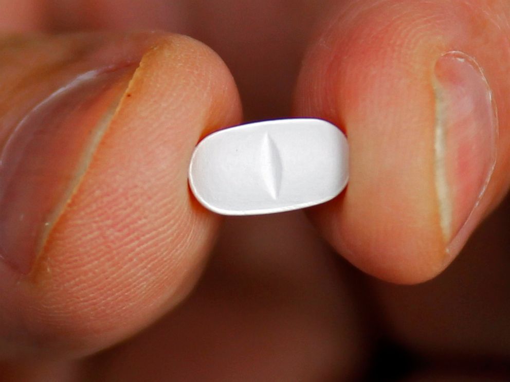PHOTO: An antidepressant pill is held in a stock image taken in Bucharest on April 19, 2013.