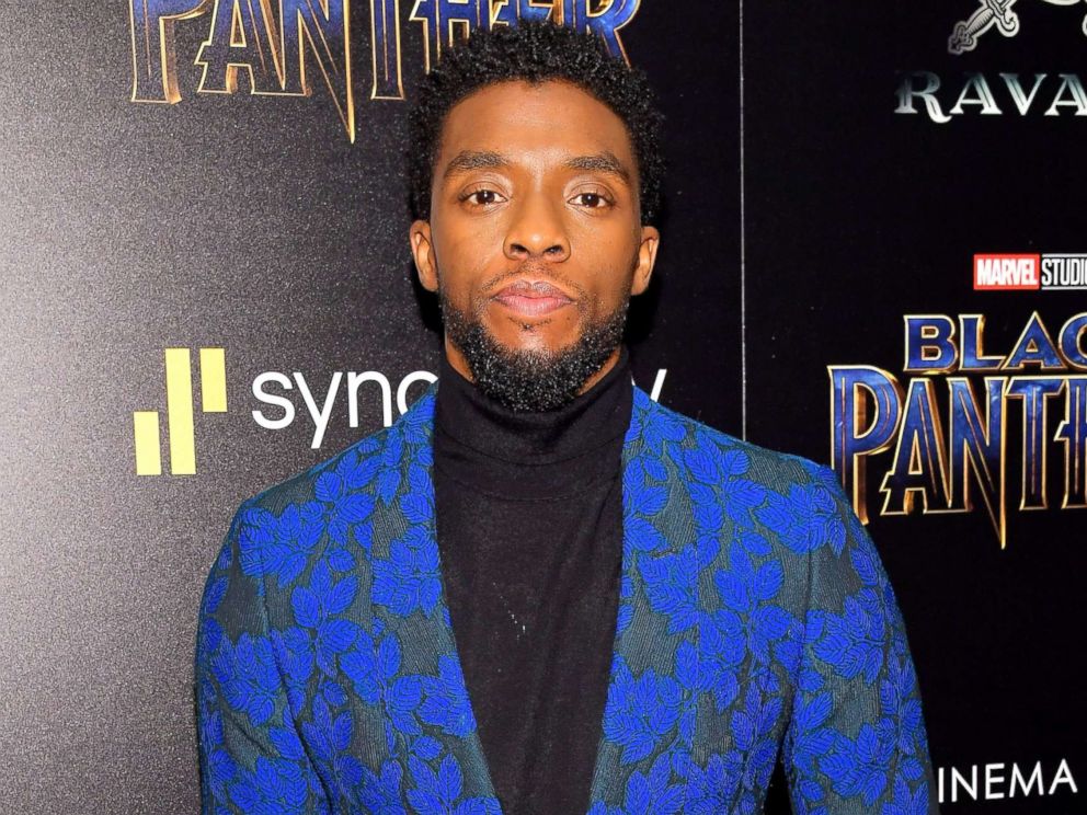 PHOTO: Chadwick Boseman attends the screening of Marvel Studios Black Panther hosted by The Cinema Society, Feb. 13, 2018 in New York City.