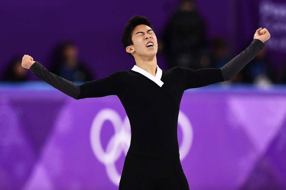 PHOTO: USAs Nathan Chen competes in the mens single skating free skating of the figure skating event during the Pyeongchang 2018 Winter Olympic Games at the Gangneung Ice Arena in Gangneung, Feb. 17, 2018. 