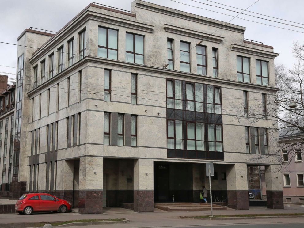 PHOTO: The building known as the troll factory or the Internet Research Agency in St. Petersburg, Russia, is pictured in this April 19, 2015 file photo.