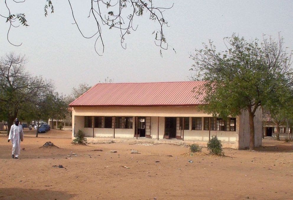 PHOTO: This photo shows the school in Dapchi in the northeastern state of Yobe, Nigeria, where dozens of school girls went missing after an attack on the village by Boko Haram, Feb. 22, 2018. 
