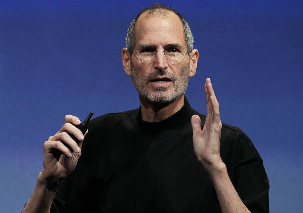 PHOTO: Apple CEO Steve Jobs speaks during an Apple special event in Cupertino, Calif., April 8, 2010.